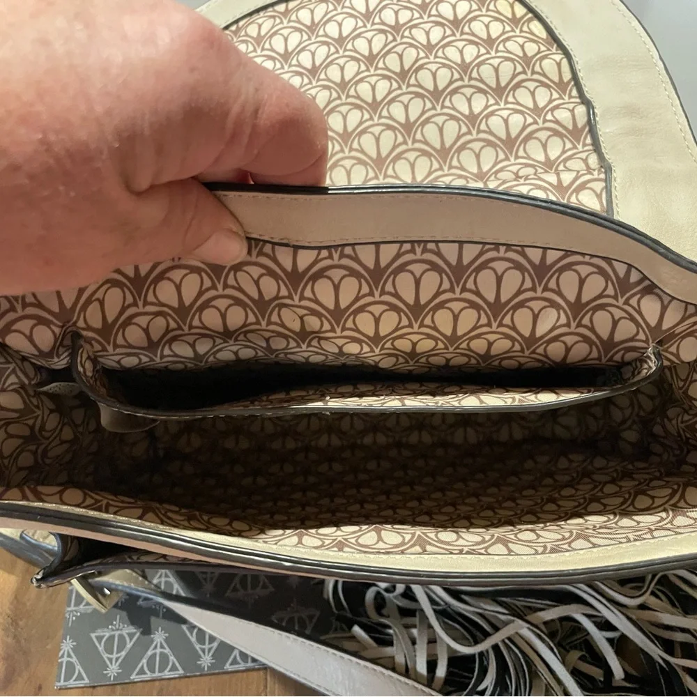 Steve Madden Cream Crossbody Bag with Tassel - Picture 7 of 7